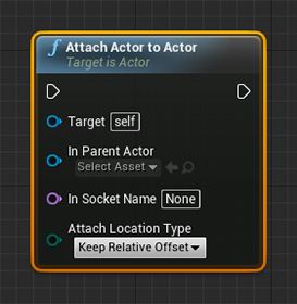 Attach Actor to Actor